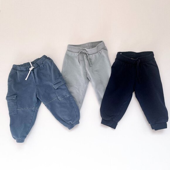 H&M 8 Piece Baby Pants Bundle Grey/Green/Blue, 12 months - Picture 4 of 13